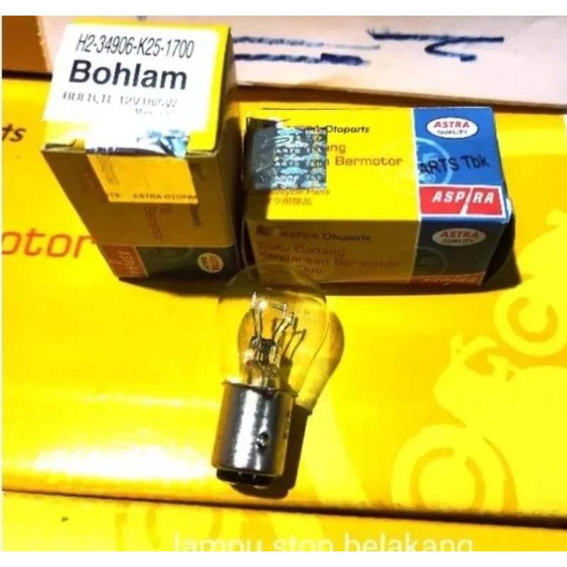 lampu stop belakang semua merk motor , asli merk aspira