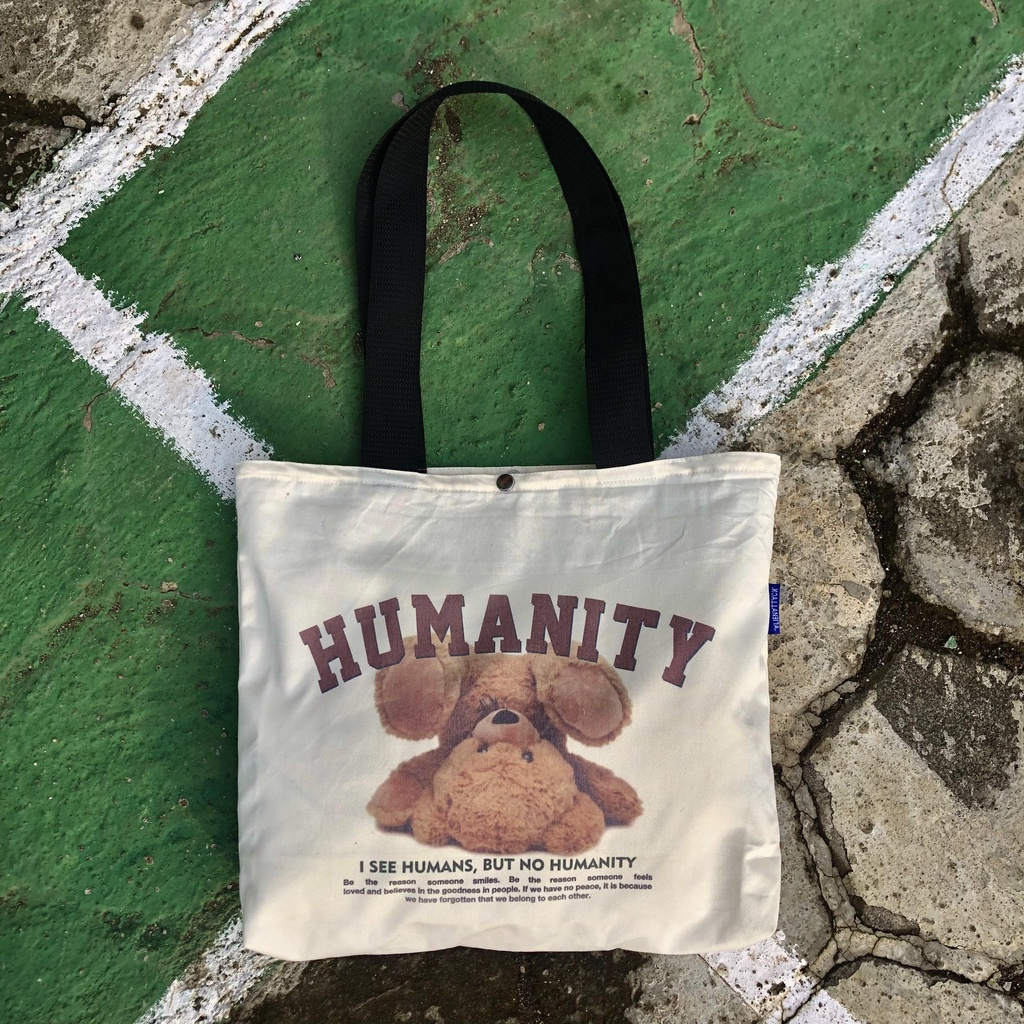 Tas Tote Bag - Alienattack Humanity