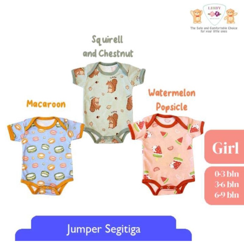 Libby Premium Jumper Segitiga Motif Girl &amp; Boy (1 Pcs/Pack)