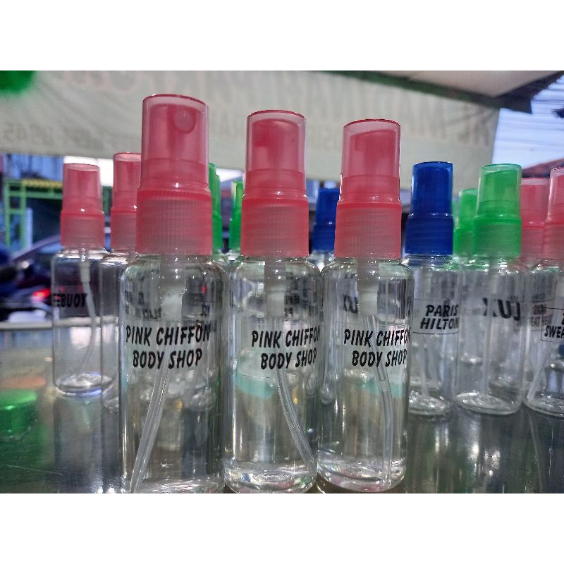 PARFUM REFILL 40ML BOTOL PLASTIK TAHAN BANTING AMAN DAN AWET MURAH BERKUALITAS (Bebas Request aroma)