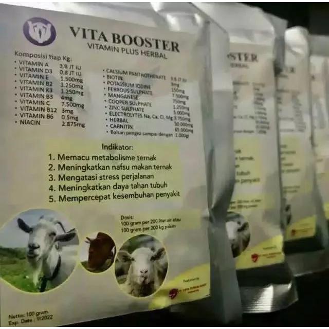 Vita Booster Vitamin Obat Hewan Ternak Sapi Domba Kambing Dll Berkualitas