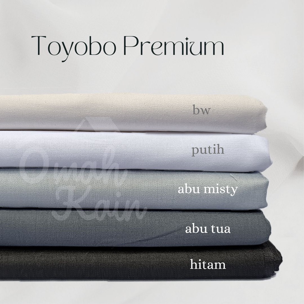 KAIN KATUN TOYOBO PREMIUM (Grade A, Adem, Halus dan Lembut)