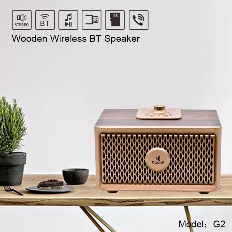 Speaker Bluetooth Portable Retro Kisonli Klasik G2 - ACS