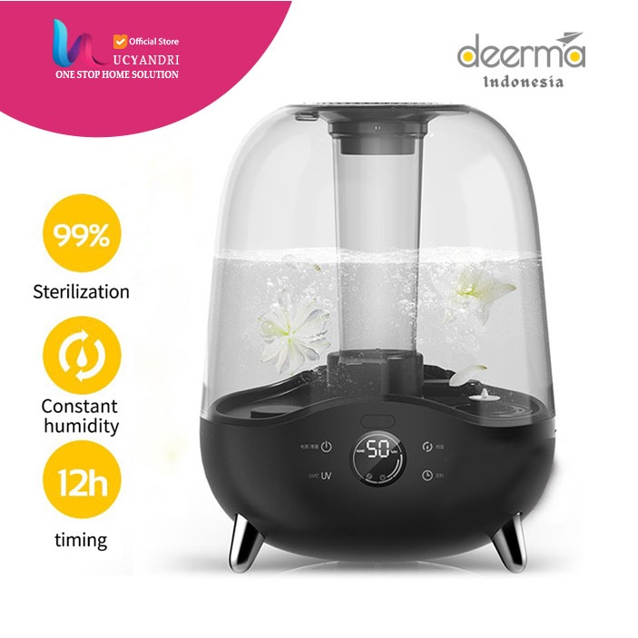 Humidifier UV Sterilizer Deerma F327 Air Ultrasonic Pelembab Udara NEW