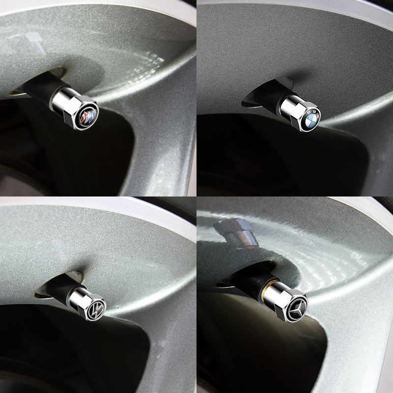 [5Biji] Tutup Klep anti Maling Ban Mobil, Tutup Katup alloy, Tutup Inti Katup anti Darah, Tipe universal