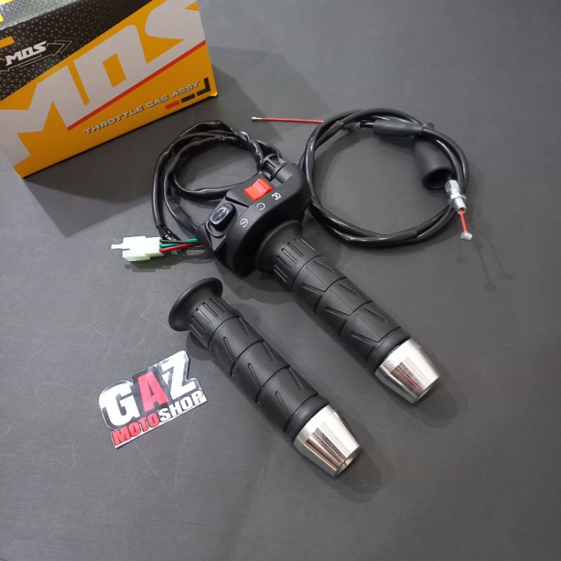 Gas Spontan KSR Gas Kontan Set Handgrip Kaze Plus Jalu Stir PCX