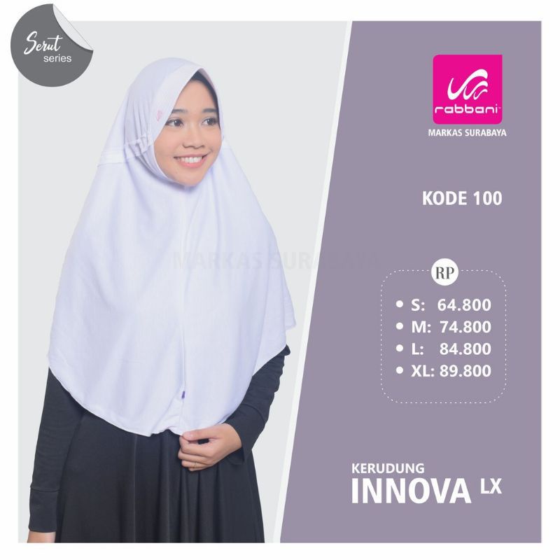 kerudung Rabbani Inova LX putih S