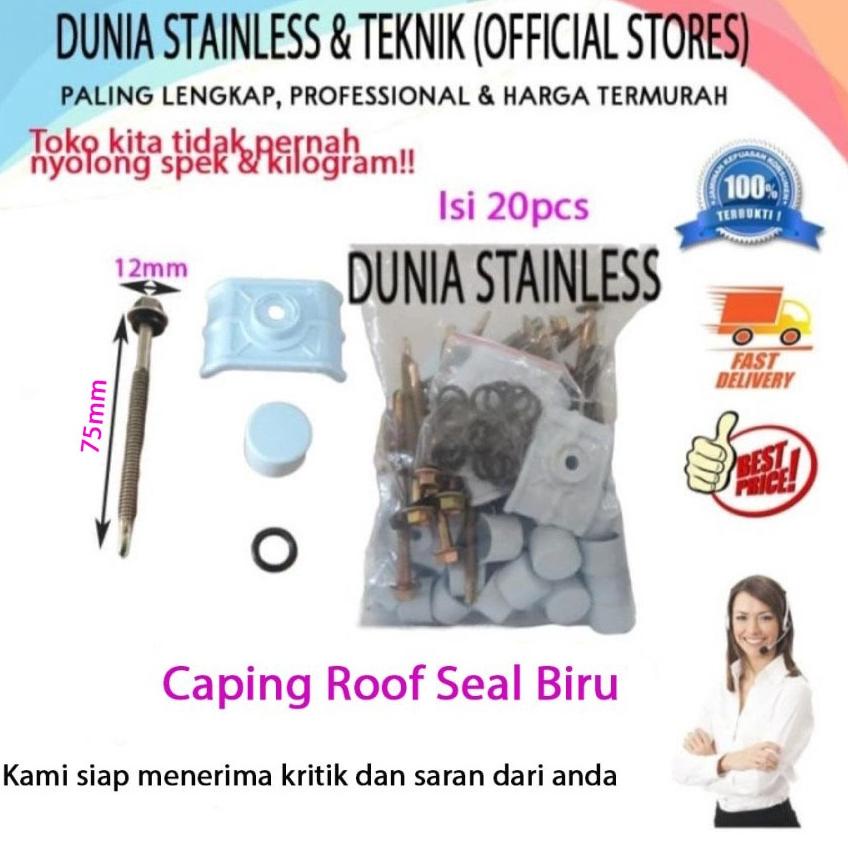 Jual Produk Terkeren Hari Ini Dapat Mini Gold Baut Caping Roof Seal Blue Atap Ecoroof Alderon