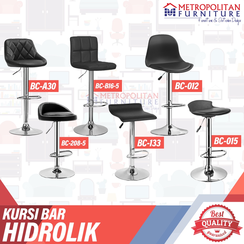 Kursi Bar Hidrolik / Kursi Bar Hydraulic Bar Stool Bangku Cafe Makan