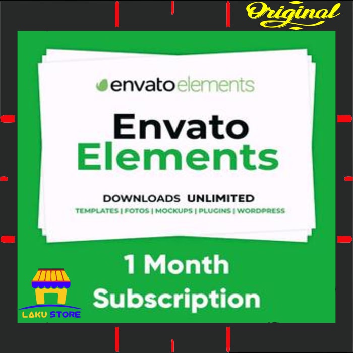 Odading [8/1] New Laris Envato Elements 1 Bulan Best Seller - Big Sale / Promo Terbatas