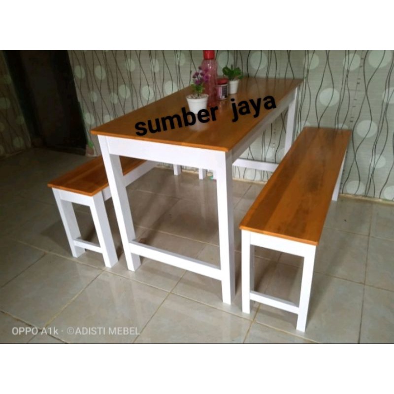 meja makan set bakso resto warkop dll..