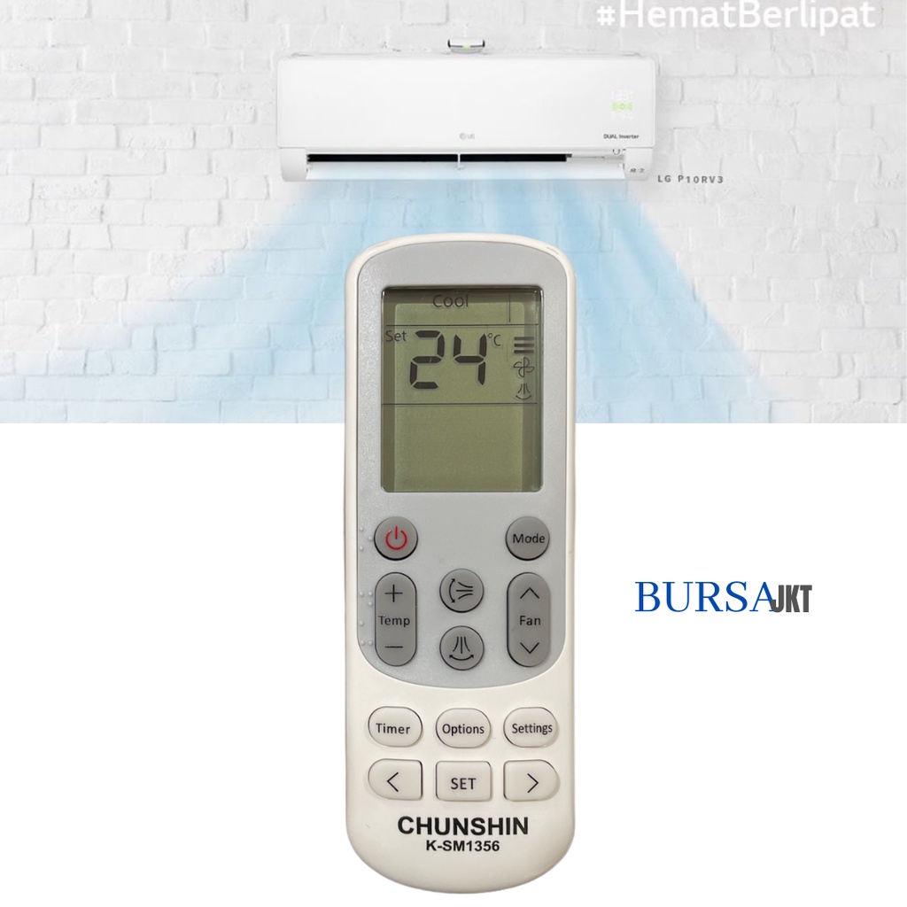 REMOTE AC SAMSUNG MULTI INVERTER LANGSUNG PAKAI CHUNGSIN