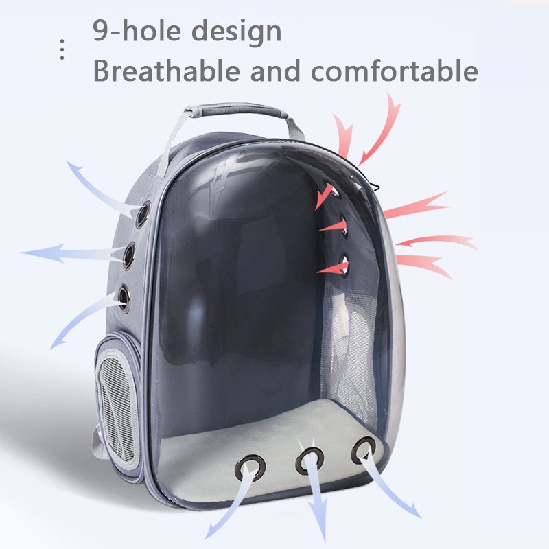 Tas Kucing/Tas Astronot Kucing Transparant Tas Ransel Travelling Hewan Tas Bepergian Hewan Peliharaan Anjing Pet Cargo Bag