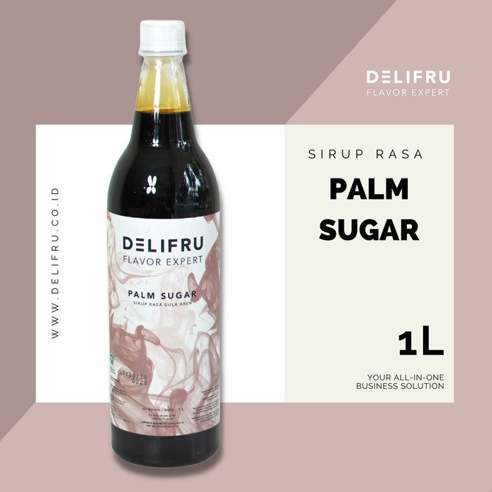 

DELIFRU SYRUP PALM SUGAR - SIRUP GULA AREN / PALEM 1 LITER