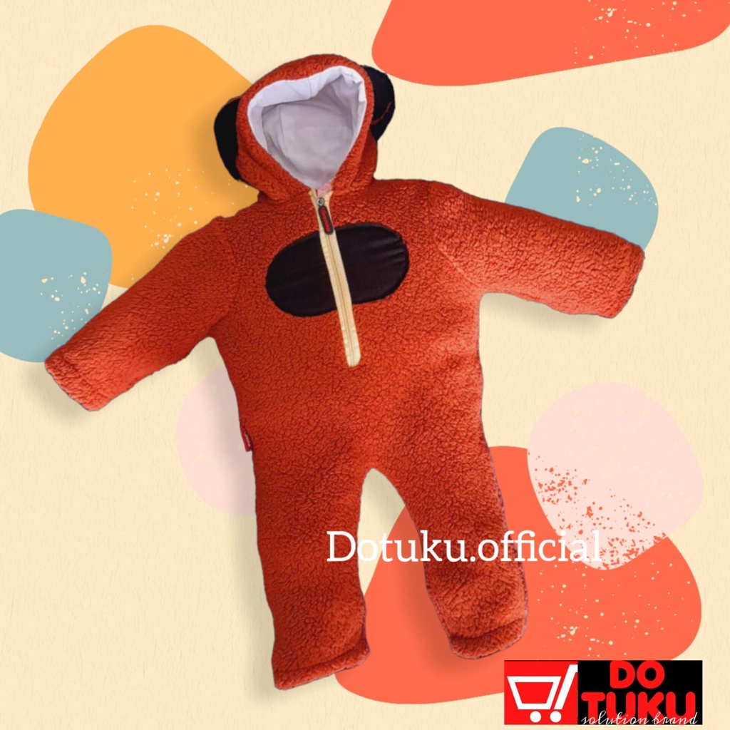 Jumpsuit Bayi Romper Bayi Anak Laki Perempuan Lucu – Dotuku Usia 3-12 Bulan