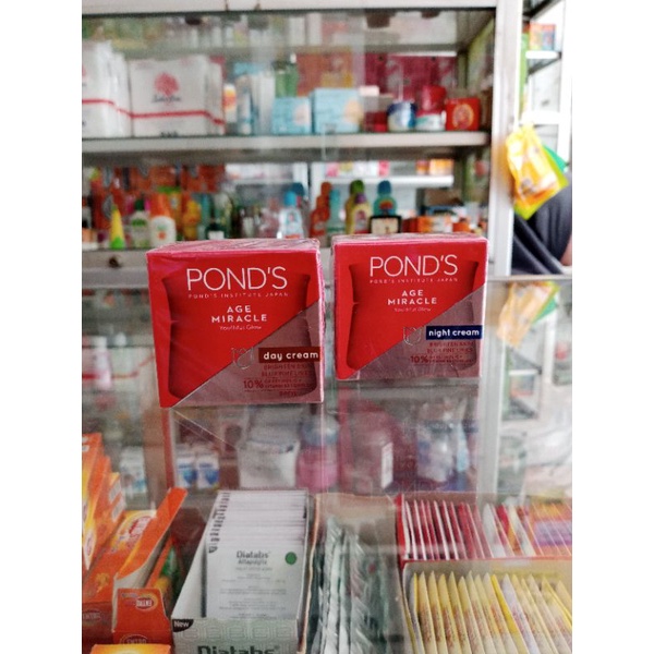 PONDS AGE MIRACLE DAY CREAM &amp; NIGHT CREAM 10 GRAM
