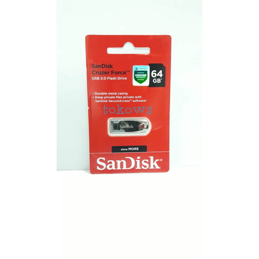 SANDISK FLASHDISK 64 GB CRUIZER FORCE CZ71