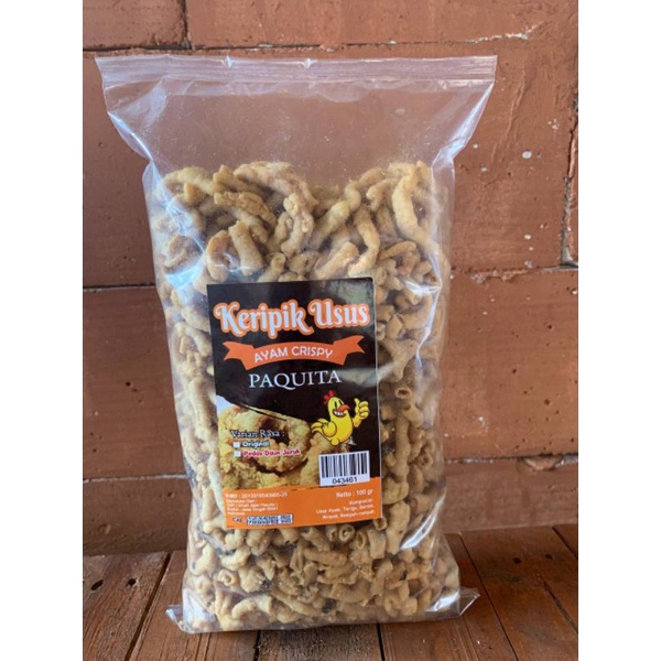 

Keripik Usus Ayam Crispy Pedas Daun Jeruk (1000 gram)