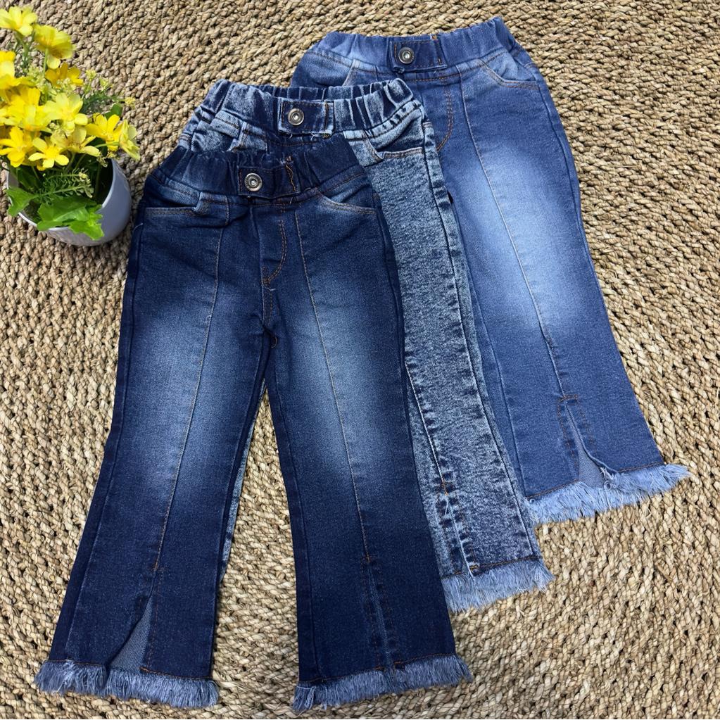 Celana Panjang Anak Perempuan Umur 1-6 Tahun | KAIN JEANS STRECH PREMIUM