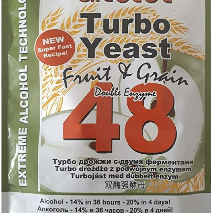 

alcotec 48 turbo yeast 135gr - fruin & grain