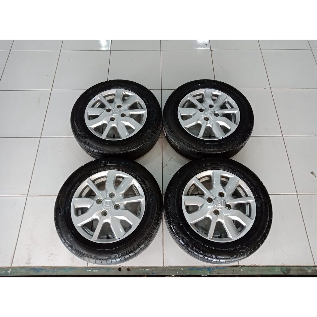 Velg Mobil Standar Honda New Brio Satya Ring 14 Baut 4x100 Ban 175 65 R14 Bisa Untuk Karimun Sigra C