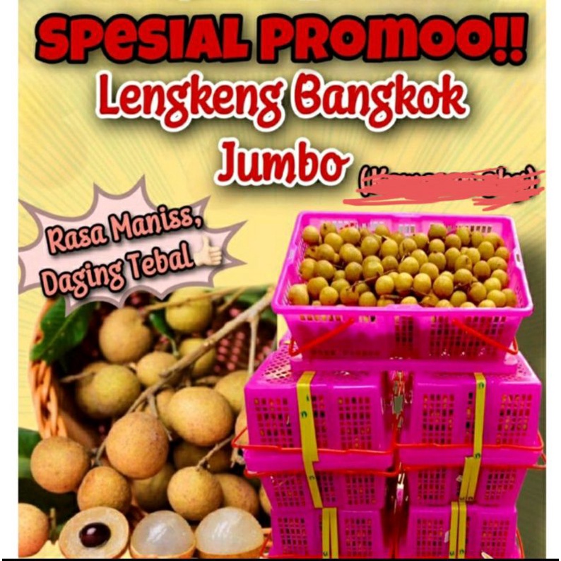 

lengkeng bangkok 2,5kg/keranjang