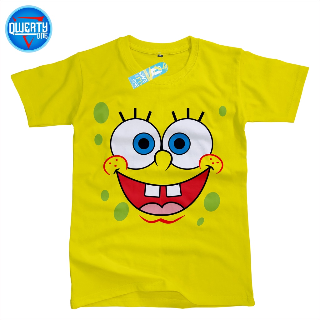 Kaos Anak Karakter Distro SPONGEBOB 1-8 Tahun