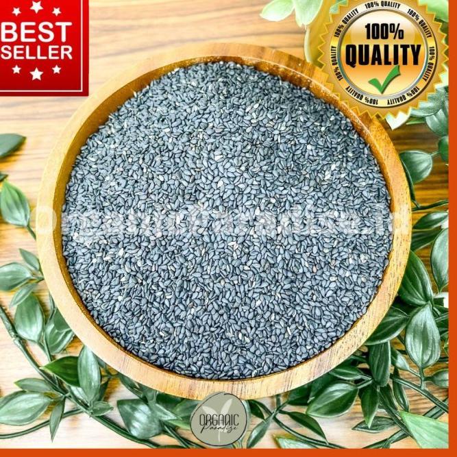 

Ready Stock ` Wijen Hitam / Black Sesame 100gr Premium Quality Organic Paradise ☁