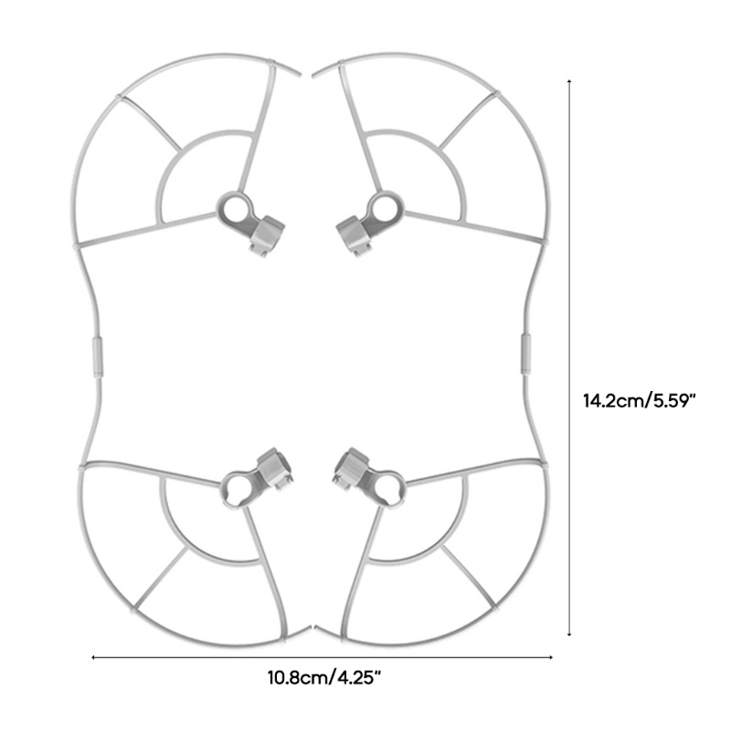 Zzz Untuk Mini 3pro Crash Ring Propellers Protection Penutup Anti-Tabrakan 4Pcs/Set