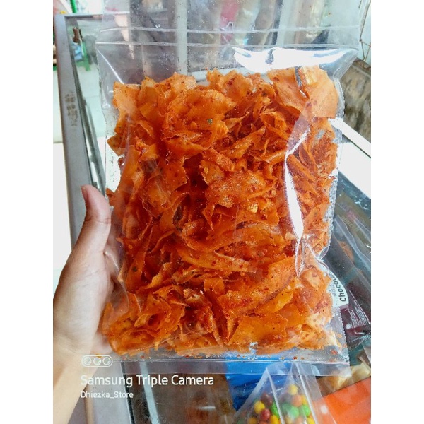 

KERIPIK SINGKONG PEDAS GURIH 200GR || KERIPIK SINGKONG KRIWIL || SNACK KILOAN