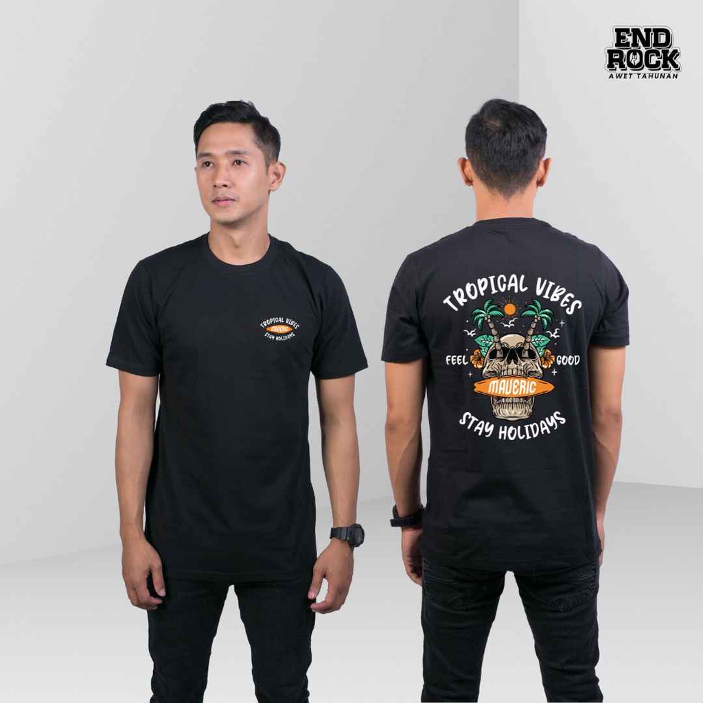 Kaos Distro Original Endrock Tema maveric Feel Good