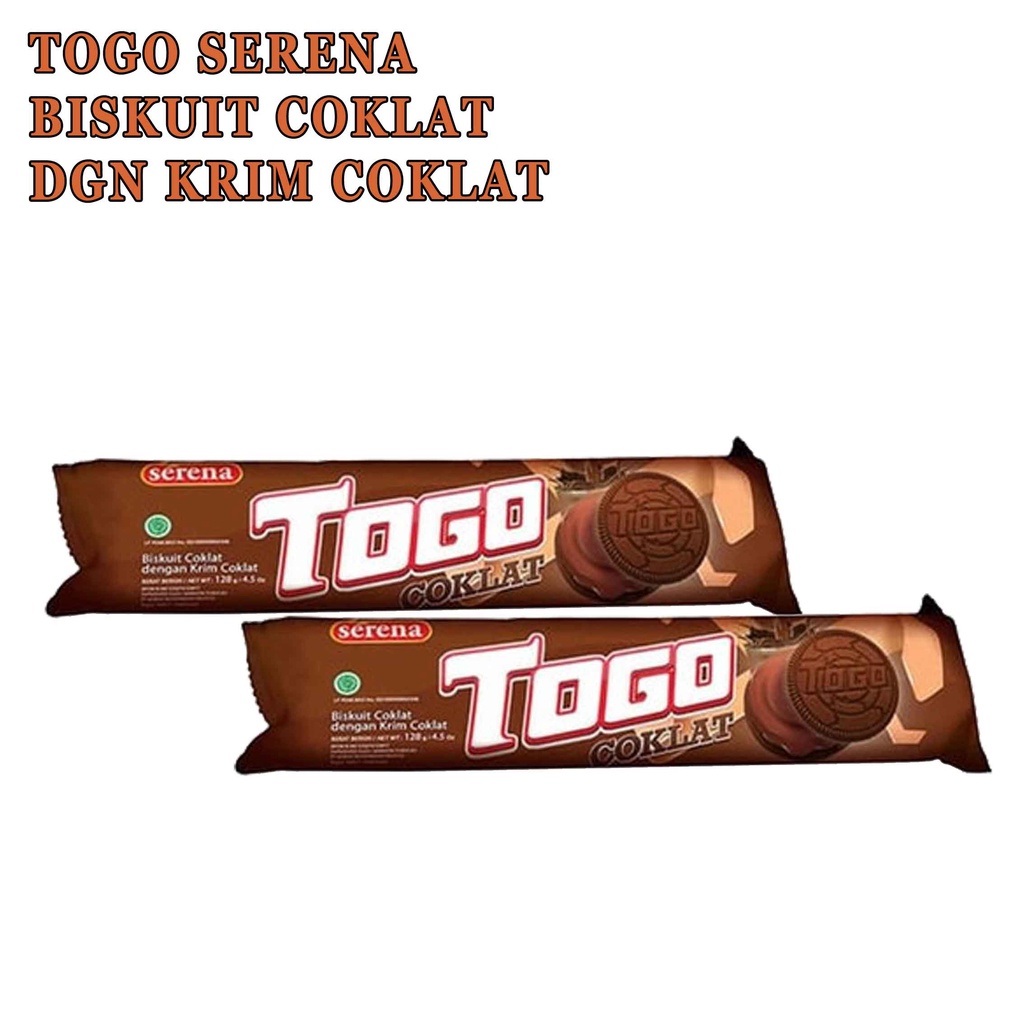 Biskuit Chocolate* Togo Serena* Krim Cokelat* 128g