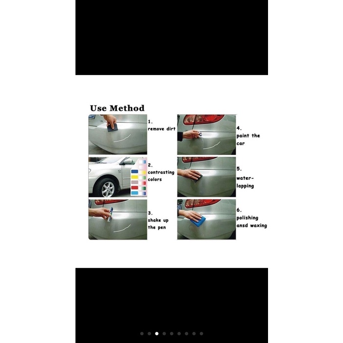 

Terlaris ✨ -Spidol 2 in 1 Pen & Kuas Cat untuk Menyamarkan Goresan Cat Mobil Motor- 2.1.23