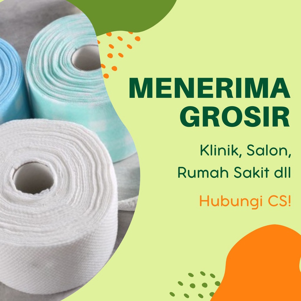 Tissu Facial Roll Meyso White Motif Mutiara