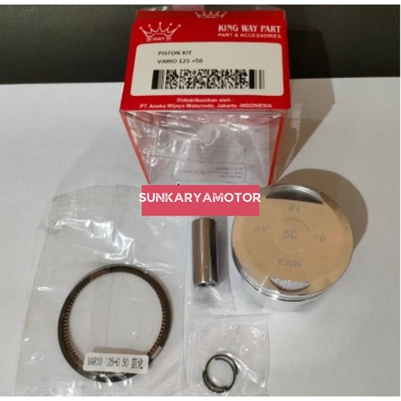PISTON KIT SEHER VARIO 125 FI OS 00 STD 25 50 75 100