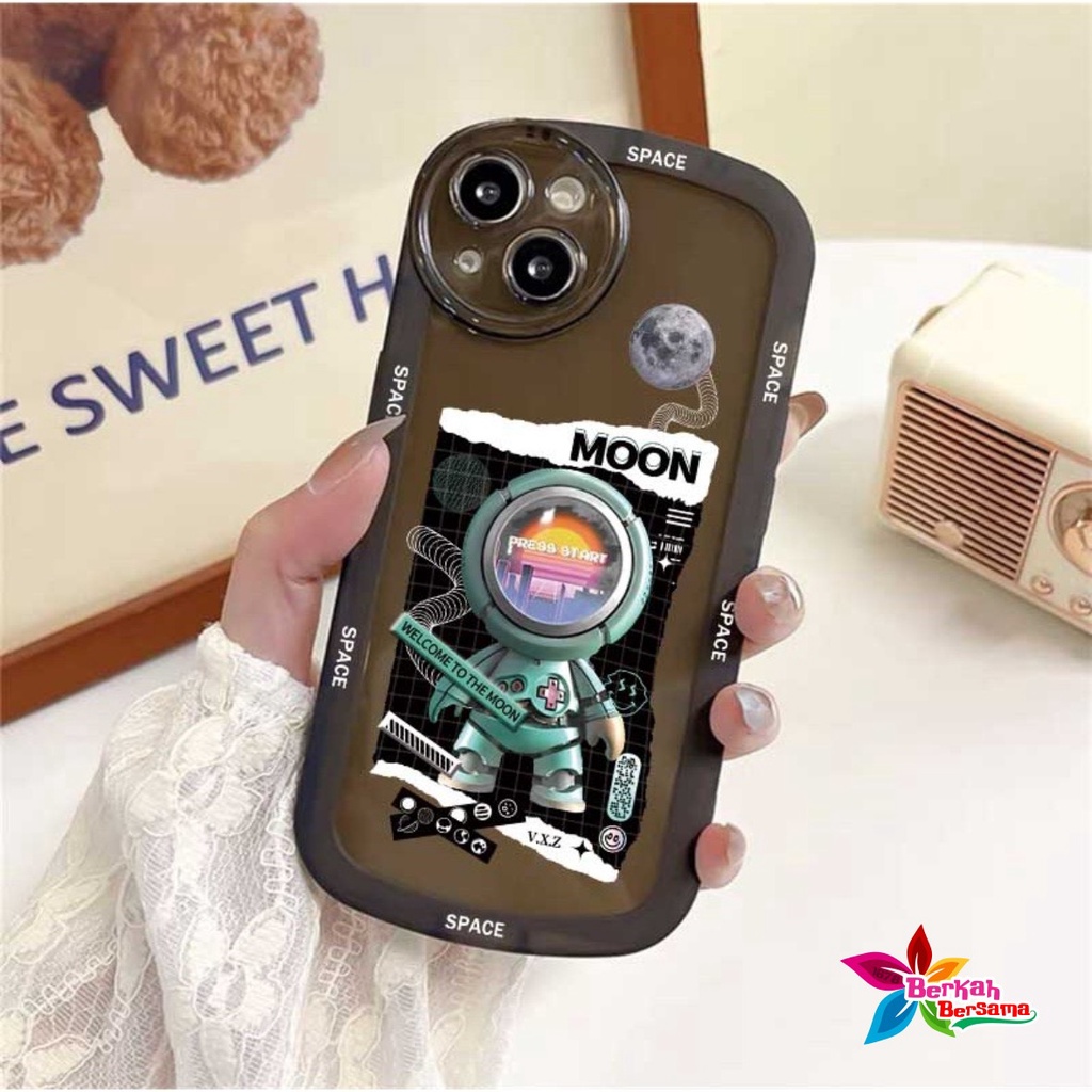 SS135 SOFTCASE MOTIF SPACE MOON FOR OPPO A71 A74 A95 A8 A31 A83 F1S A59 F5  F5 YOUTH F7 F7 PRO F11 F11 PRO RENO 4F F17 PRO 5 5F F19 PRO 7 8 7Z 8Z 9 PRO BB7607