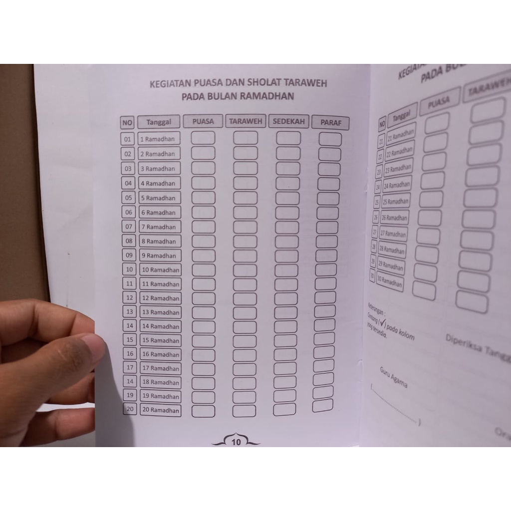 Buku Kegiatan Bulan Ramadhan Untuk SD MI dan TK
