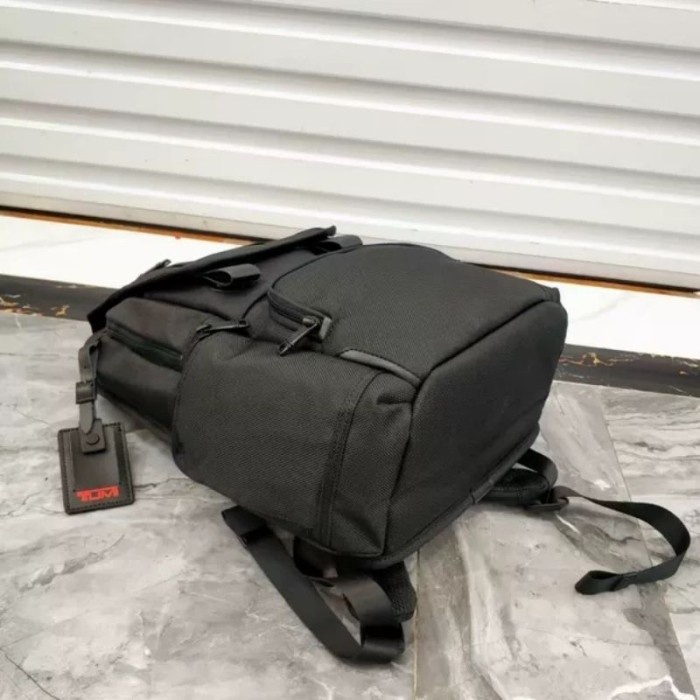 Ransel Tumi Alpha Flap Backpack Import Quality - Hitam LX_Store