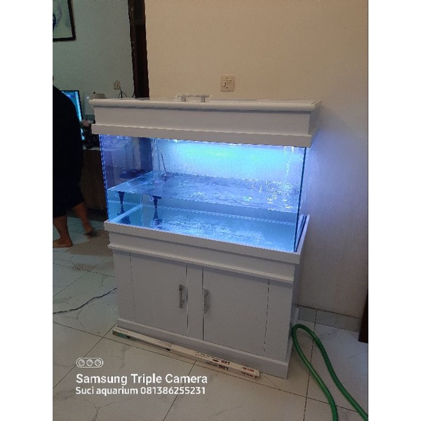 meja aquarium fulset 100x40x50 murah bandung