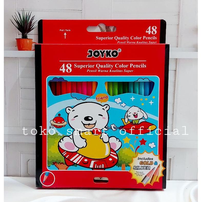 

(Bayar Ditempat) Color Pencil / Pensil Warna Joyko CP-48PB / 48 Warna .,