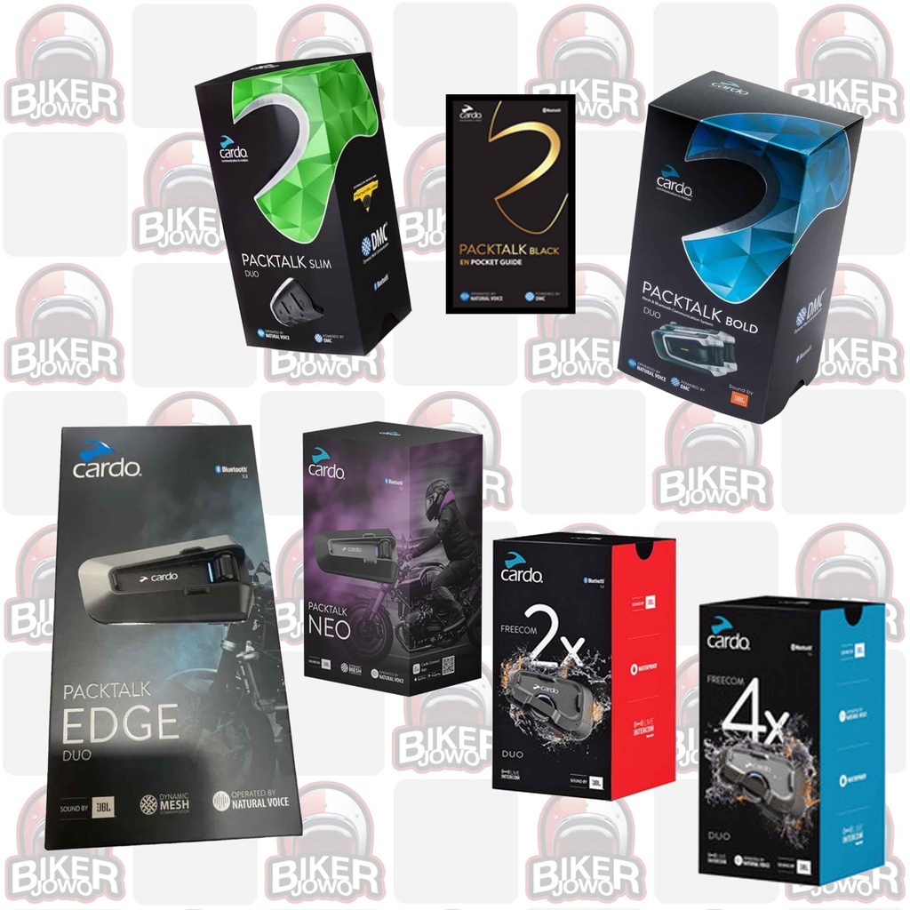

Kardus Cardo Packtalk Bold Black Slim Edge Freecom 1 2 4 + X Spirit