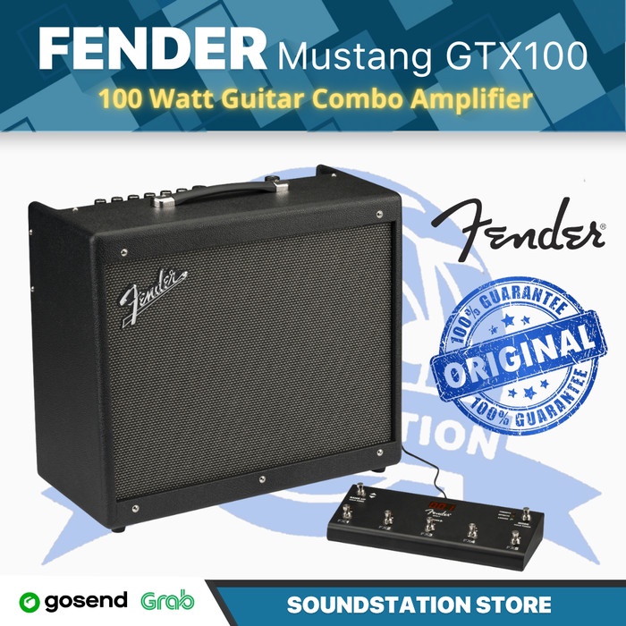 Jual Fender Mustang GTX100 Guitar Combo Amplifier Ampli Gitar