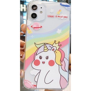 Unicorn rainbow printing anticrack case oppo a95 5g reno 5z a15 a31 a1k a54 a5s a7 a12 a5 a9 2020 f1 plus f3 plus f5 f7 f9 f11 pro c1 c2 reno 2 2f 3 4 pro 4f 5 5f