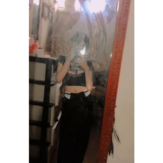 Celana Kulot Collar Pants Jennie Kim, Celana Jeans Slim Fit Hitam PRE❤️