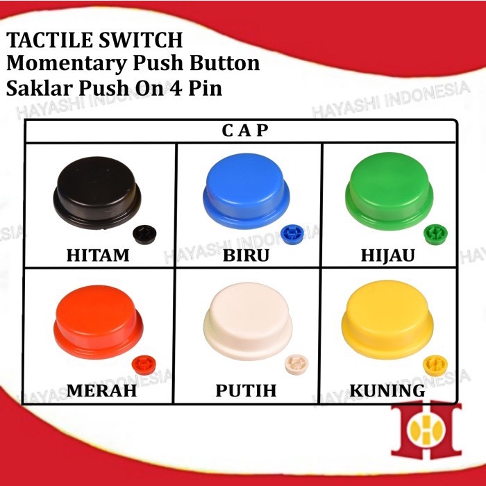 Omron OEM Push Button B3F 4055 12x12x7.3 Tutup Tactile Tach Switch 4P-50pcs