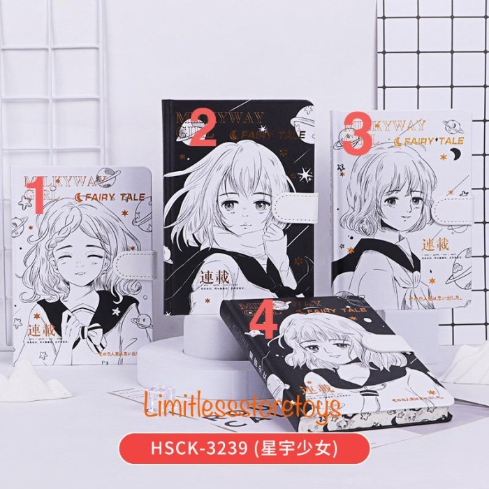

Notebook Diary Lucu Milkyway Girl Agenda Import/ Note Book