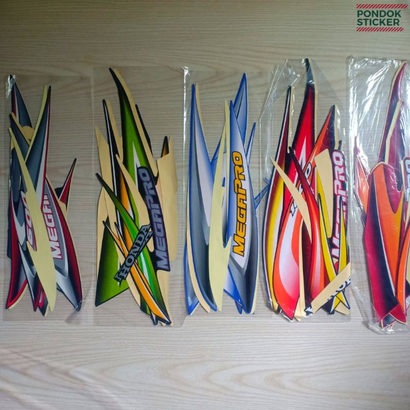 Striping sticker Honda Megapro lama 2005