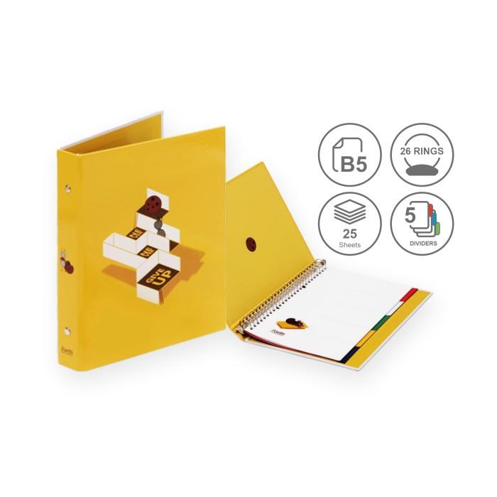 

Bantex Multiring Binder Fancy B5 26 Ring 25mm #1328