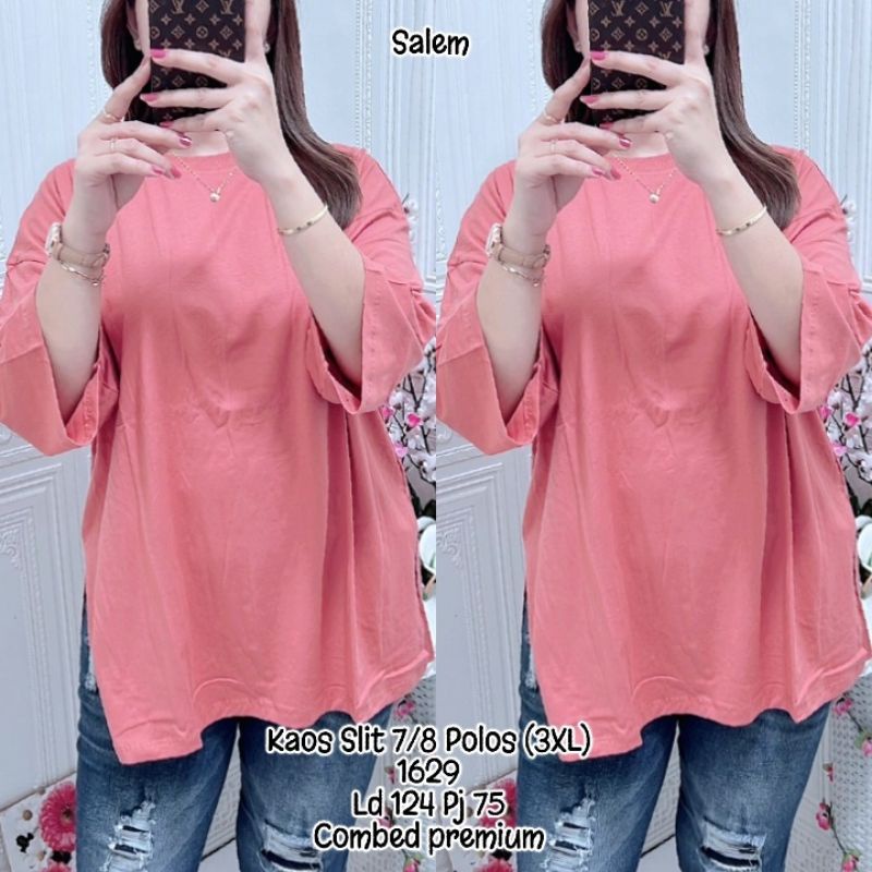 GU 6078 Kaos slit 7/8 polos