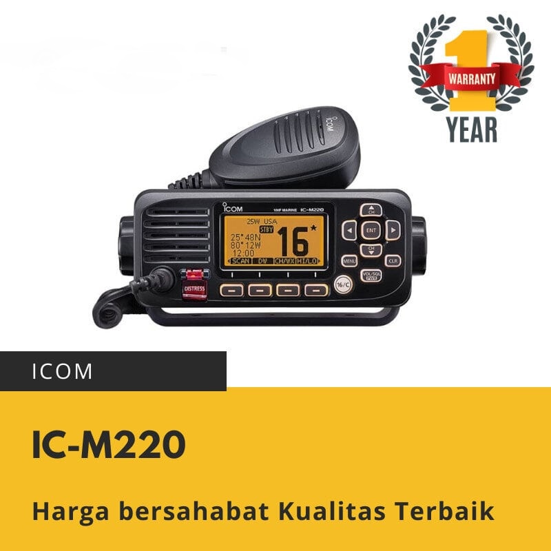ICOM IC-M220 VHF MARINE RADIO HARGA MURAH PENGGANTI IC-M200